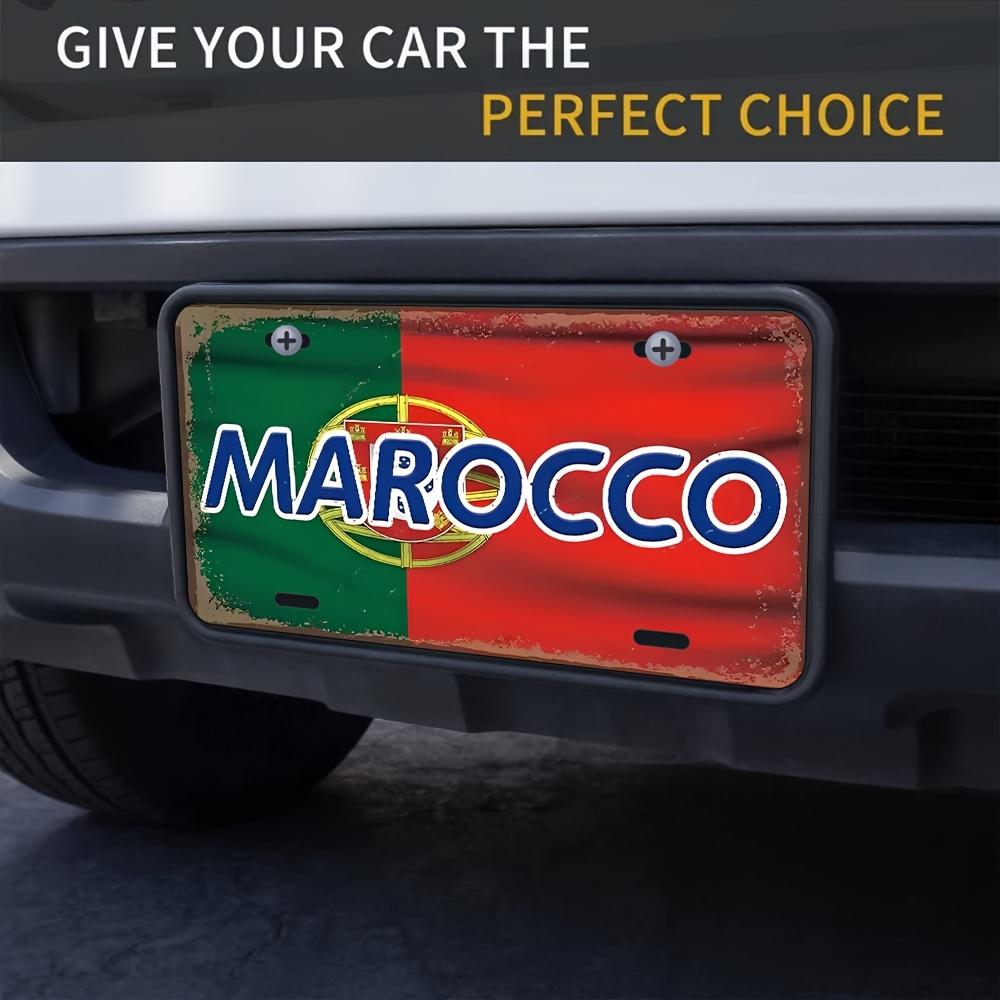 

Vintage Morocco Car Theme Aluminum Metal Sign Retro Automotive Slogan Wall Decor for Garage Workshop Man Cave Bar Home Living Ro 15x30cm(5.9x7.8inch)