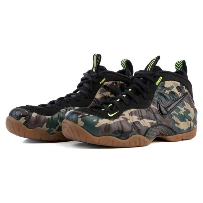 Nike Air Foamposite Pro Army Camo Sneakers Casual Shoes 587547-300