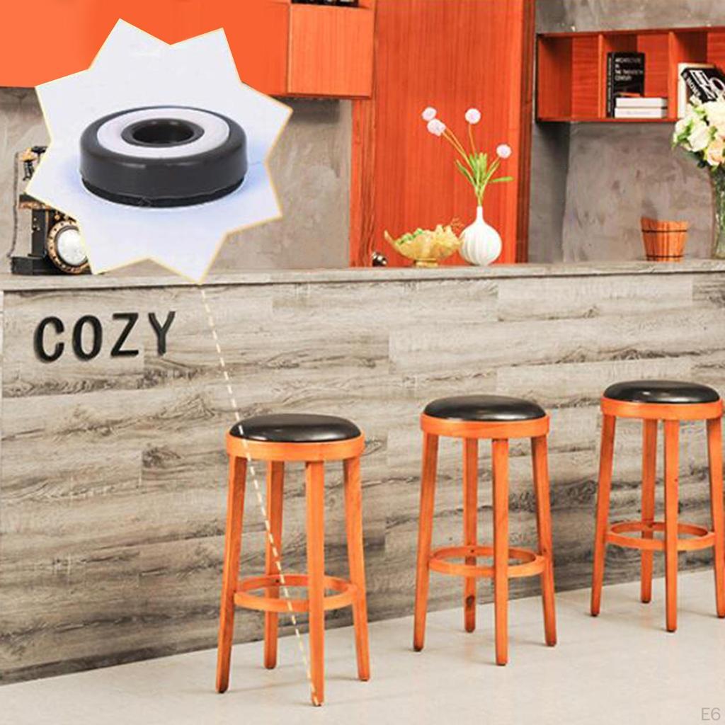 8 Pieces of Non-Skid Furniture Casters Cup Coasters Desk Riser Sofa