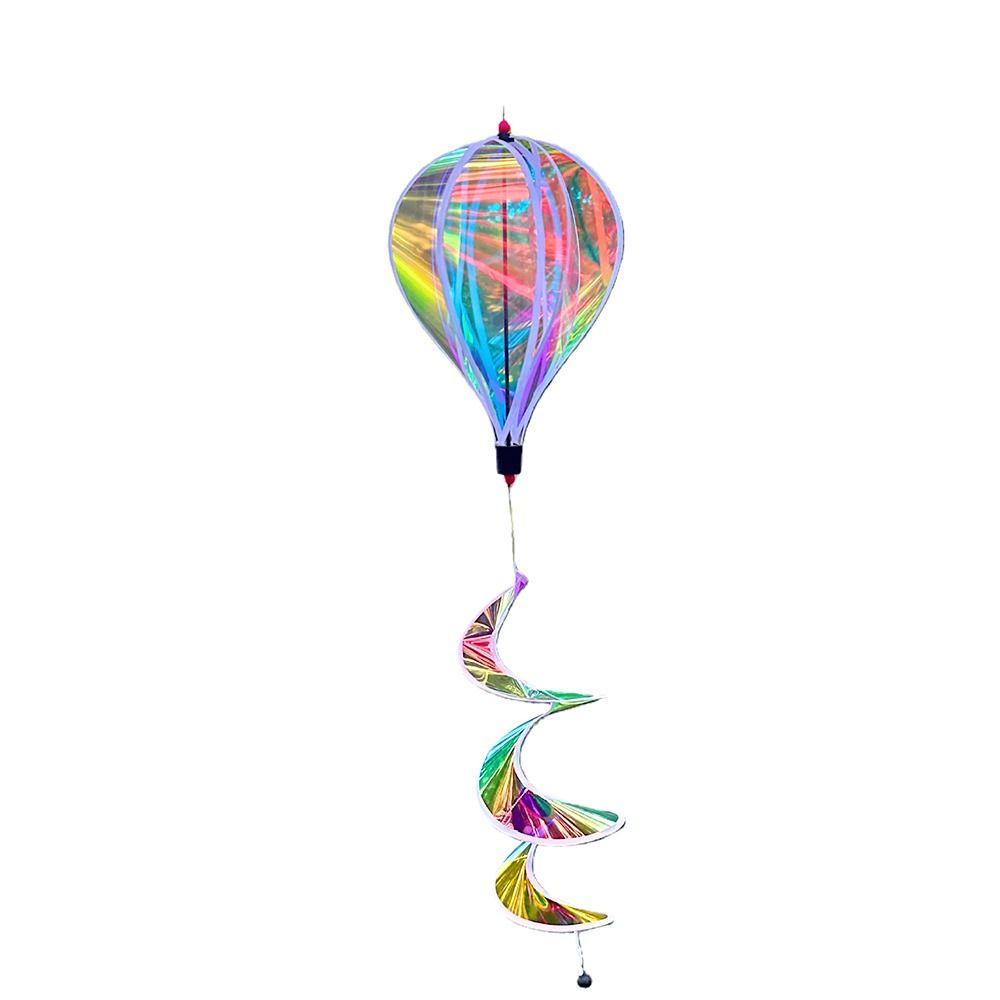 40cm Balloon Hot Air Balloon Spinner Rainbow Color Rotating Sequins Pinwheels