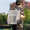 Cat Backpack Carrier Portable Pet Carrier for Medium Small Dog Cat Up To 5kg Ventilated Mesh Dog Travel Carrier for Hiking Walking Outdoor Use