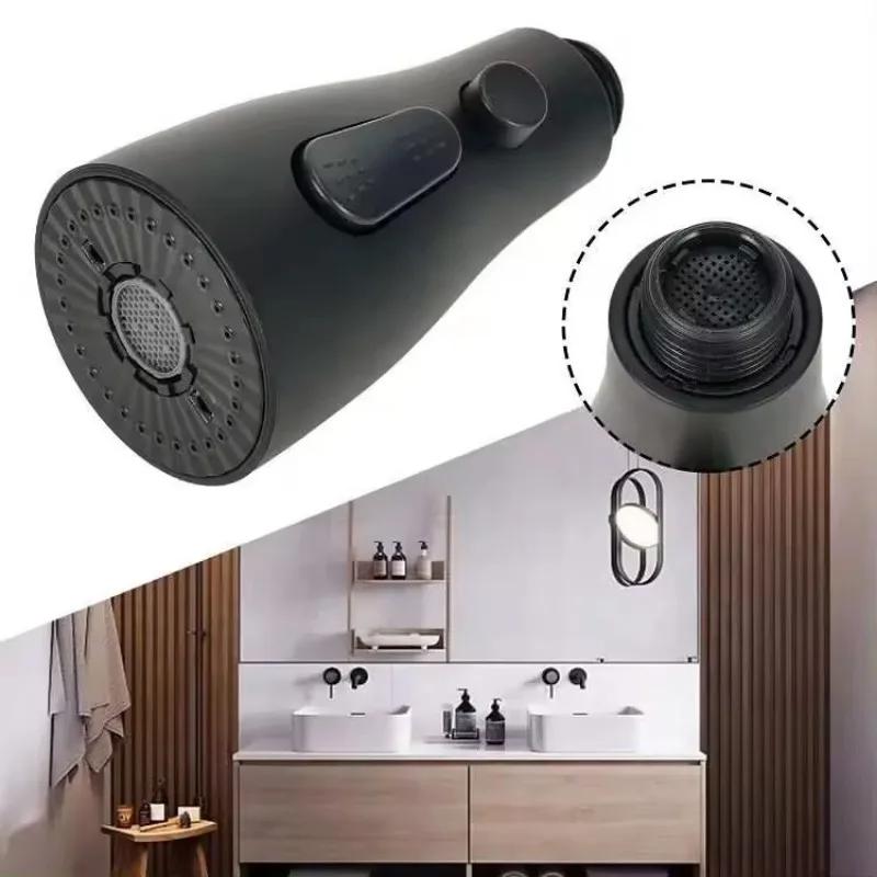 3 Modes Kitchen Faucet Spray Head Water Saving 360° Swivel Ball Nozzle Tap Adapter Sink Replacement Parts Kitchen Accessories