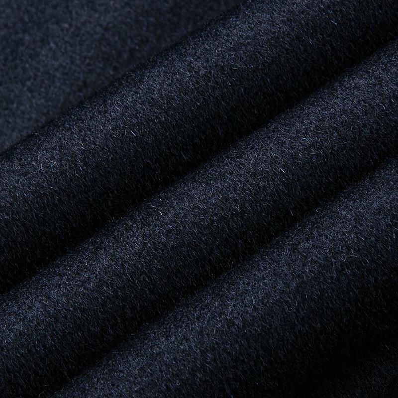 FAPAI Men's Business Cashmere Blend Wool Overcoat