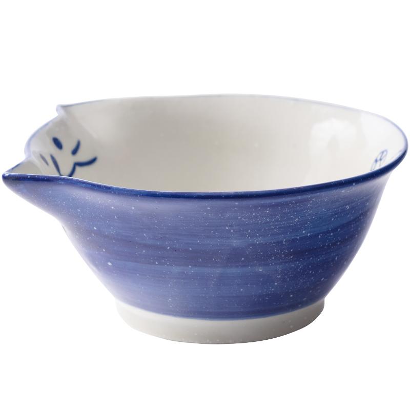 8 Inch Cartoon Kitty Bowl Ceramic Noodle Bowl Large Ramen Bowl Chinese Restaurant Dinnerware Maneki Neko Cat Soup Salad Bowl