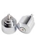Silver Handlebar End Weight Balancer Pair For Honda CBR CB VFR CTX GL NX VT XL