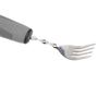 5 Stück Biegbares Adaptives Besteck Beschwertes Leichtes Griff Edelstahl Spezialbedarf Adaptives Besteck Grau