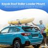 Kayak Roof Roller Loader Mount Suction Cup Holder Kayak Load Assist with Suction Cup Car Top Kayak Roof Load Assist
