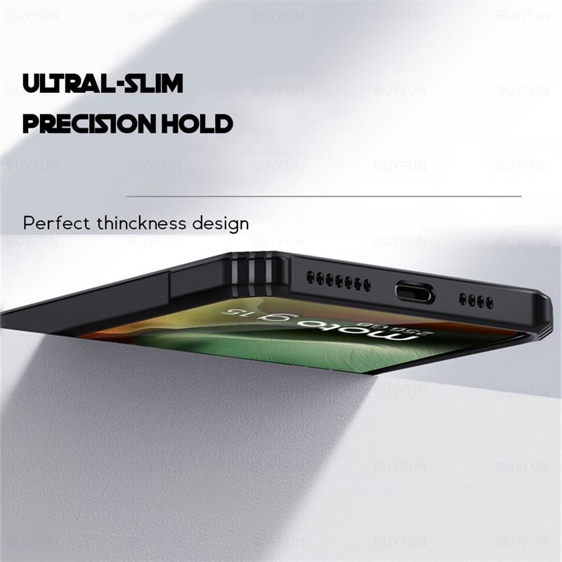 Acrylic Transparent Armor Shockproof Case For Motorola Moto G05 G15 G35 G45 G55 G75 G85 G 15 75 5G TPU Soft Frame Protect Funda
