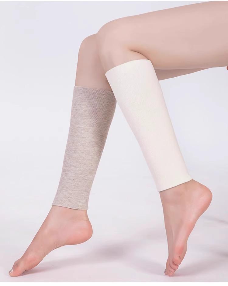 Unisex Cashmere Calf Ankle Warmer: Extra Thick, Fleece Lined, Heat-Generating Sports Socks for Cold Weather Protection.