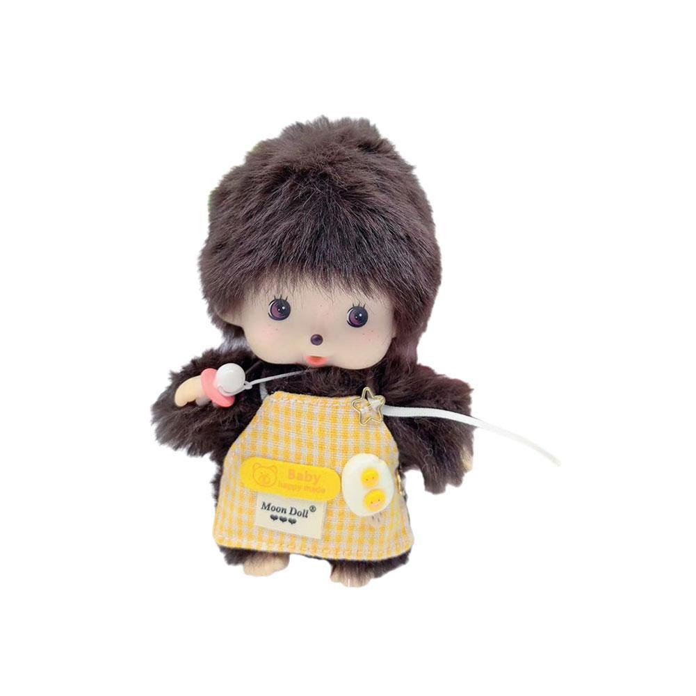 

15Cm Mengqiqi Plush Doll Pendant City Series Pp Cotton Monkey Plush Doll Cute Hand Puppet Doll Birthday Present Plush Plaything