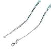 West Lake Beauty Sterling Silver 4mm Three-to-One Ratio Necklace - Exquisite Women's Fashion Jewelry