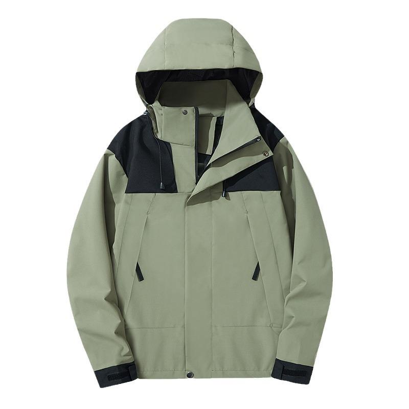 Jackets for Men and Women, Spring and Autumn Outdoor Single-layer Jackets with Removable Hoods, Outdoor Mountaineering Jackets, Sports Jackets