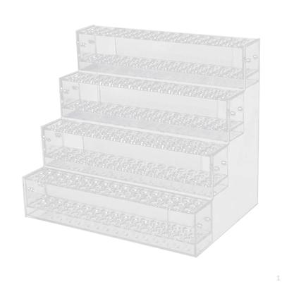 Porte-stylo en acrylique, présentoir de marqueurs, support de rangement Transparent Simple avec plusieurs trous pour