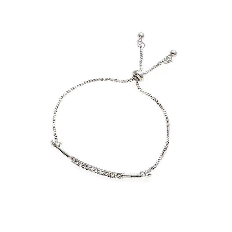 Korean Style Zircon Flower Bracelet for Women - Trendy, Simple, Personalized Design