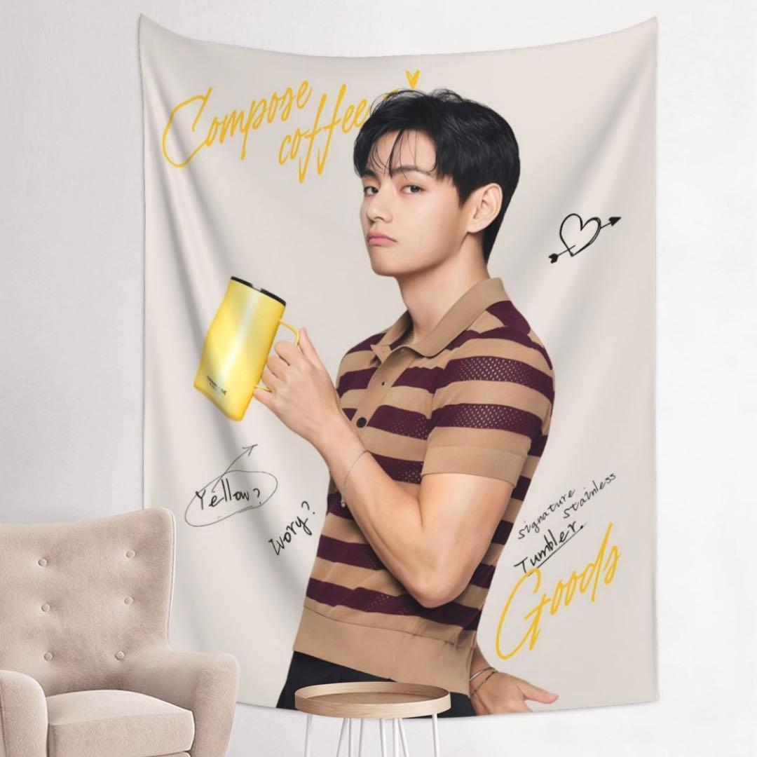 

[USED] BTS Tapestry COMPOSE COFFEE Taehyung V Tae