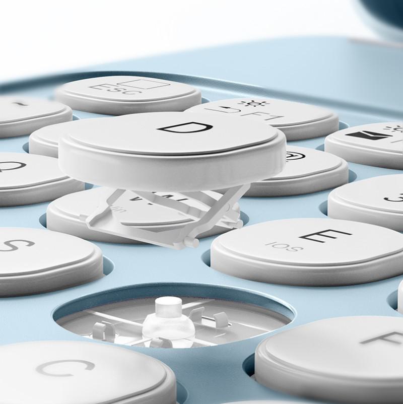 2023 Redmi SE Bluetooth Keyboard Protective Cover for Redmi 10.61, Xiaomi 5 Round Keycap Keyboard and 6 Leather Case.