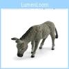 Pvc Animal Donkey Model Figurine Set With Static Design For Childrens Educational Play