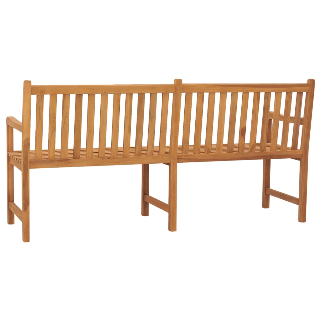 Vidaxl Ławka Ogrodowa, 180 Cm, Lite Drewno Tekowe