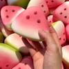 1/2/3/5Pcs Simulation Watermelon Piece Squeeze Toy Stress Relief Fruit Pinch