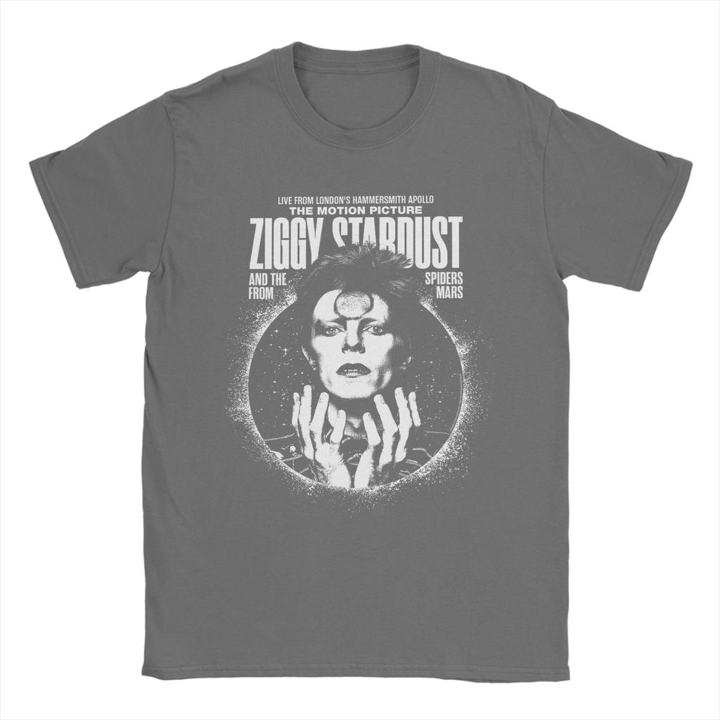 David Bowie Ziggy Stardust The Motion Leisure TShirts Cotton Tshirt for Unisexs YK Funny Pattern Short Sleeve Clothes