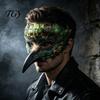 Máscara Decorativa de Plumas Máscara de Pájaro, Plumas Misteriosas Pico de Águila Animal Mitad Máscara Facial de Halloween para Halloween, Mardi Gras, Cosplay