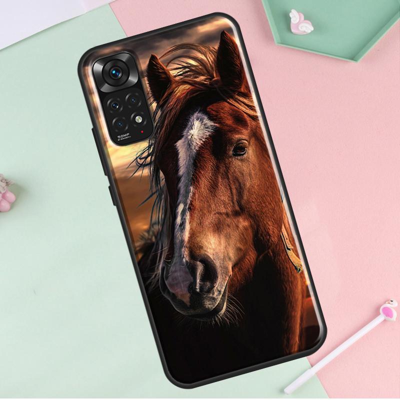 Malba zvířete koně Kryt pro Redmi Note 12 Pro Plus Pro Redmi Note 10 8 9 11 Pro 12S 11S 10S 9S 9C 10C 12C Pouzdro