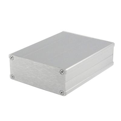 1Pc Circuit Board Shell DIY Silver Electronic Project Box Practical Aluminium Shielding Box Durable Power Case Enclosure Case