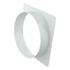 8 Inch ABS Mobile Air Conditioner Exhaust Pipe Joint Flange Interface White Flange Connector Non Toxic Material