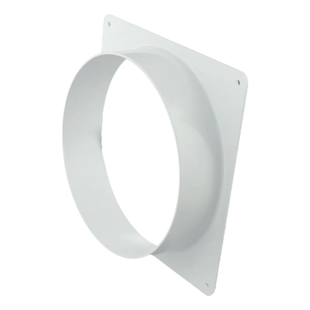 8 Inch ABS Mobile Air Conditioner Exhaust Pipe Joint Flange Interface White Flange Connector Non Toxic Material