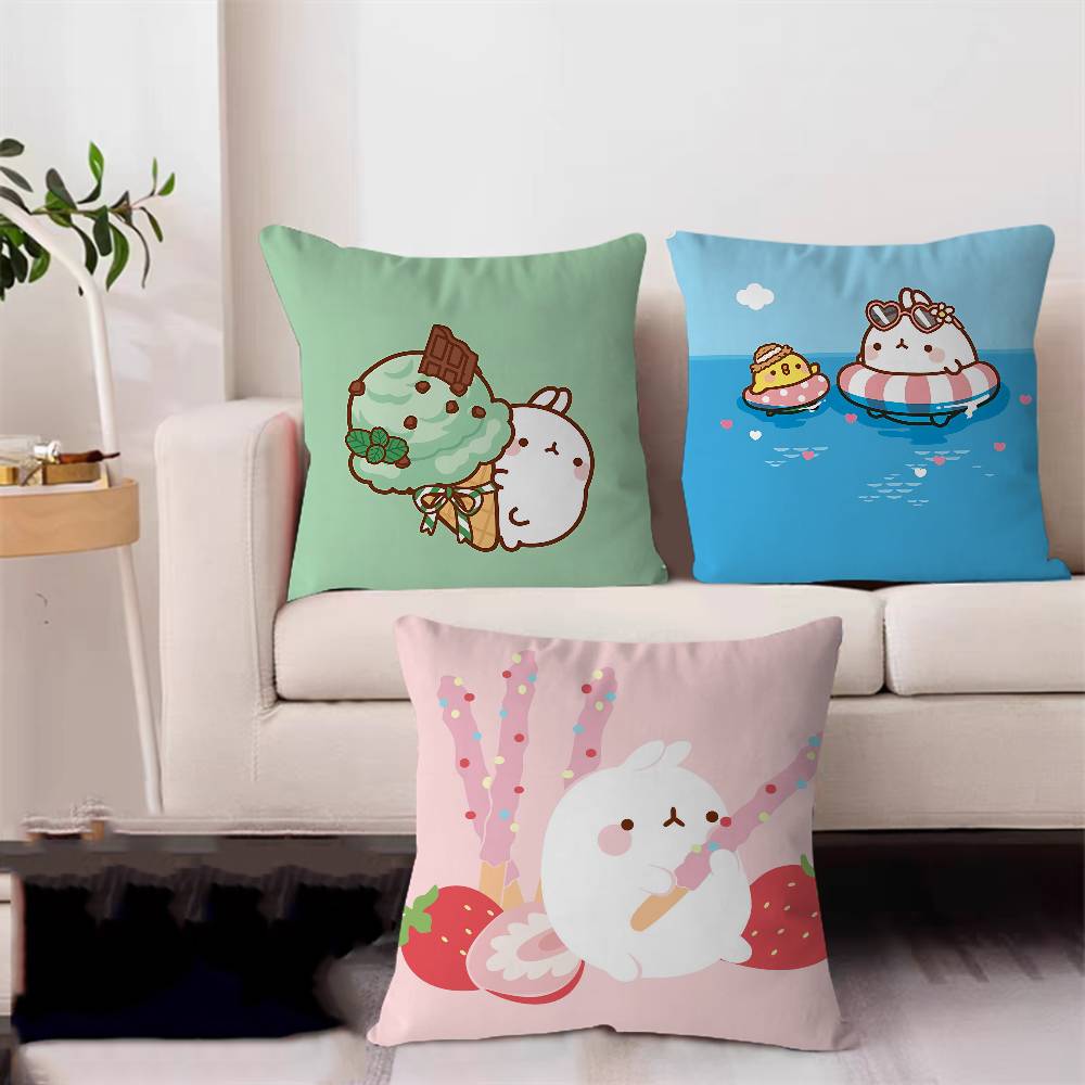 Anime F-Fairy Tail Stitch Lucky Dragon Pillow Cover Sofa Cushion Cover Home Room Decoration Children Gift