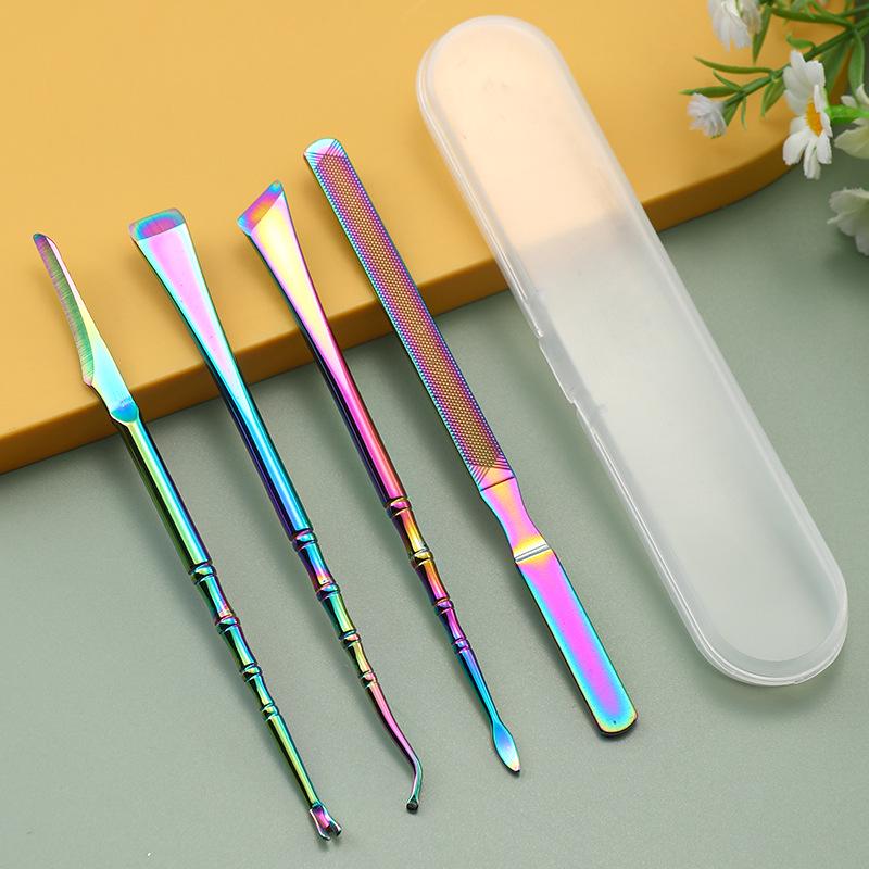 Titanium Pediküre-Messer-Set: Nagelknipser, Hornhaut- und Hühneraugenentferner