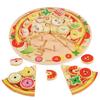 Cuisine en Bois Jouet pour Enfants Bricolage Simulation Multi-couches Pizza Faire Jeux Montessori Motricité Fine Jouet Éducatif Créatif Cadeau