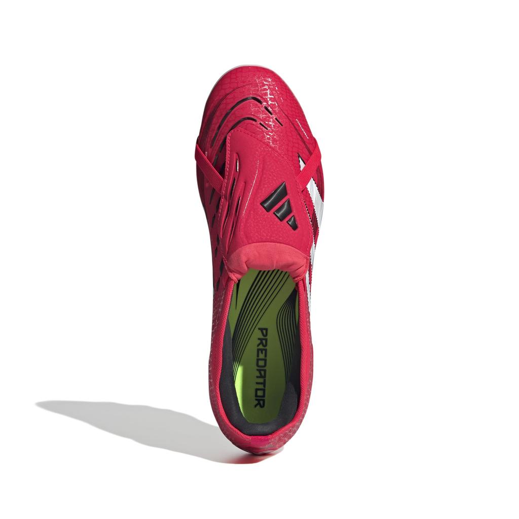 Soccer Spikes Predator Pro Folding Tan NTA44 Lucid Black Cm [Adidas] FG/MG Red/Footwear White/Core (JR0443) 27.0