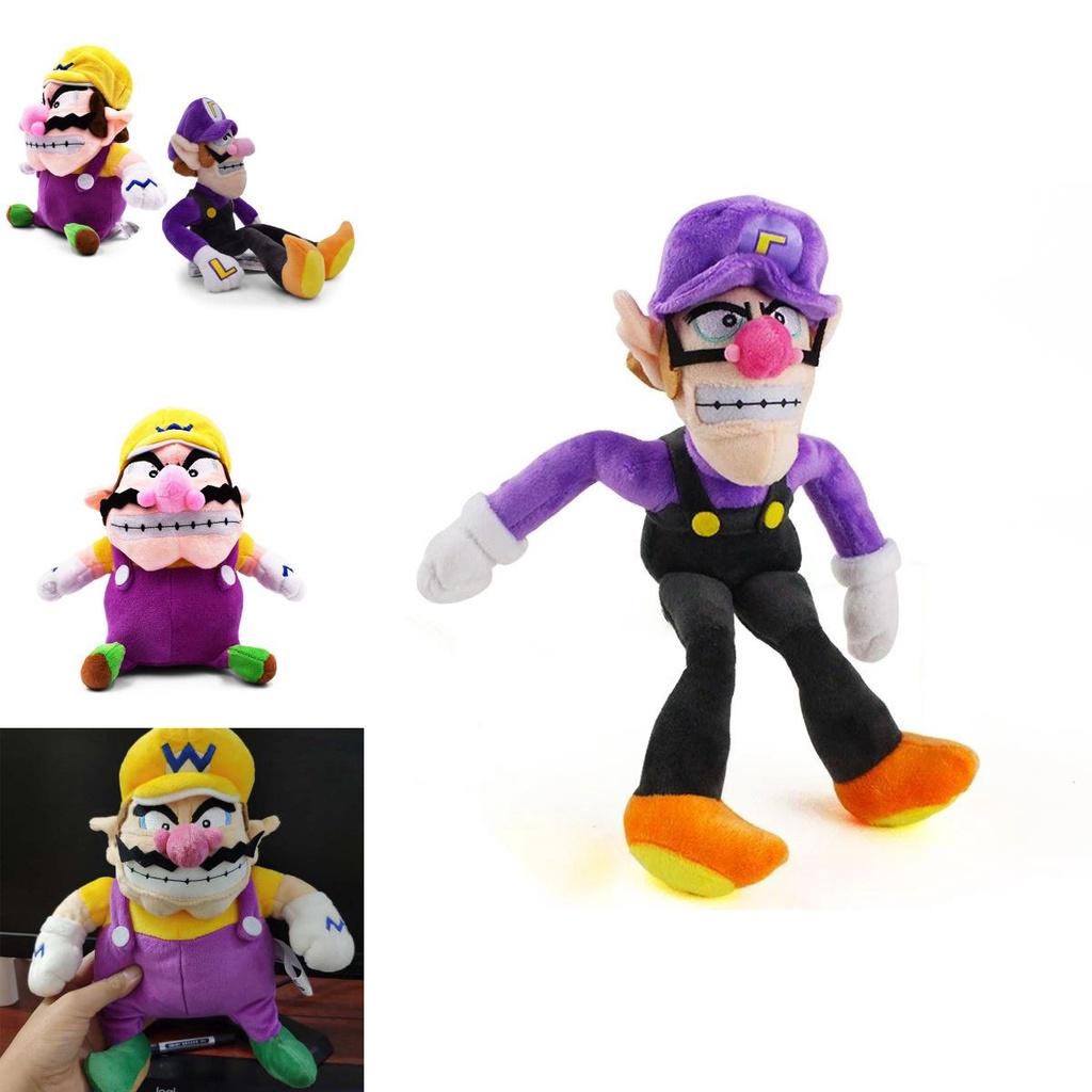 Super Mario Bros Plush Doll Set Featuring Adorable Wario And Waluigi Stuffed Toys