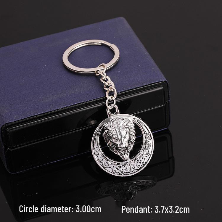 European & American Rock Guitar Keychain: Hip Hop Drip Oil Alloy Pendant Charm for Women's Bags