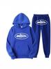 Kotez Unisex Hip-Hop Streetwear: Trendy Loose-Fit White Hoodie Set