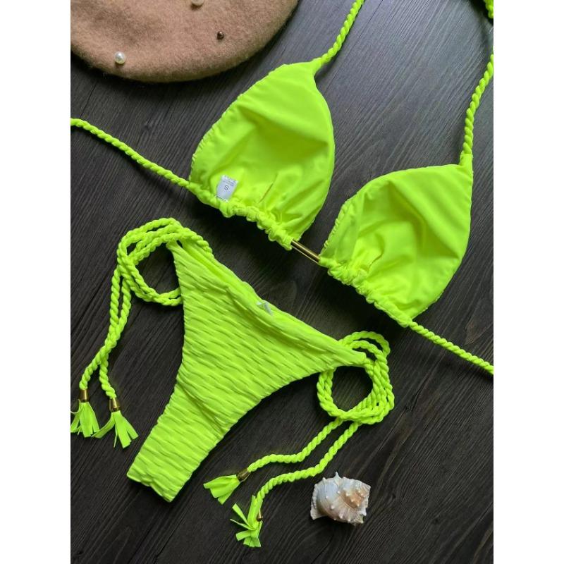 Sexy Bikini Set 2025 Badeanzug Frauen Bademode Push Up Tanga Brasilianische Badeanzug Strand Tragen Biquinis Badende Weiblich