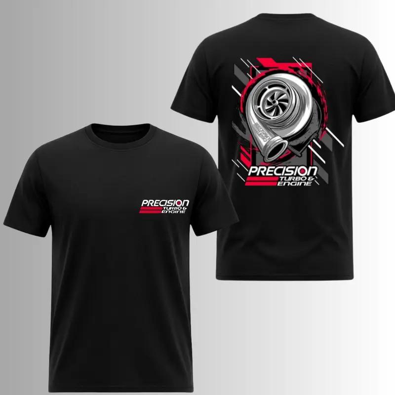 Precision Turbo Boosted Racing Engine Performance Graphic T-Shirt Tee