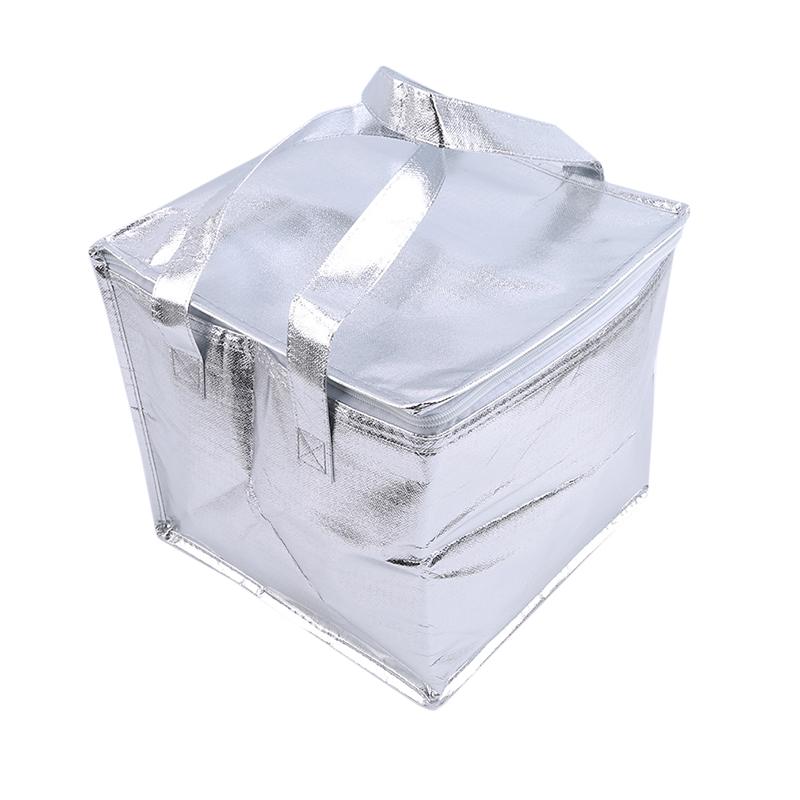Buy Handbag Carry Silver Cooler Bag Cake Carrier Insulated Thermal