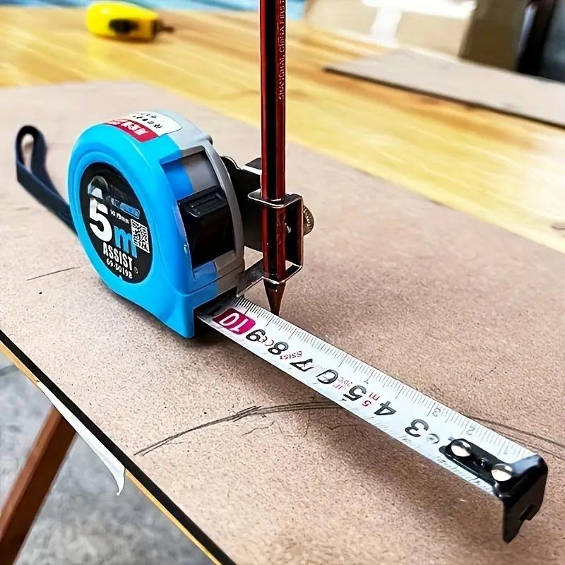 Tape Measure Locator Measuring Clip Precision Tool Edge Positioning Corner Clamp Flexible Ruler Marker Auxiliary Pen Fixed