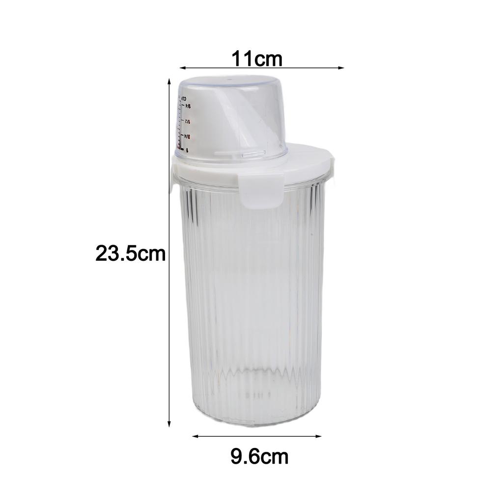 Detergent Storage Box Plastic Bucket for Laundry Powder with Large Space