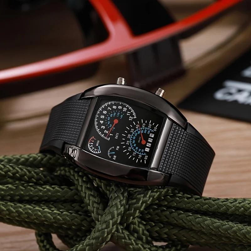 Fashion Car Design Binary Watch Men Led Digital Watches Multi-function Electronic Wristwatches Men Erkek Kol Saati Reloj Hombre