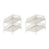 2 Tier Kitchen Pantry Organizer with Pull Out Functionality