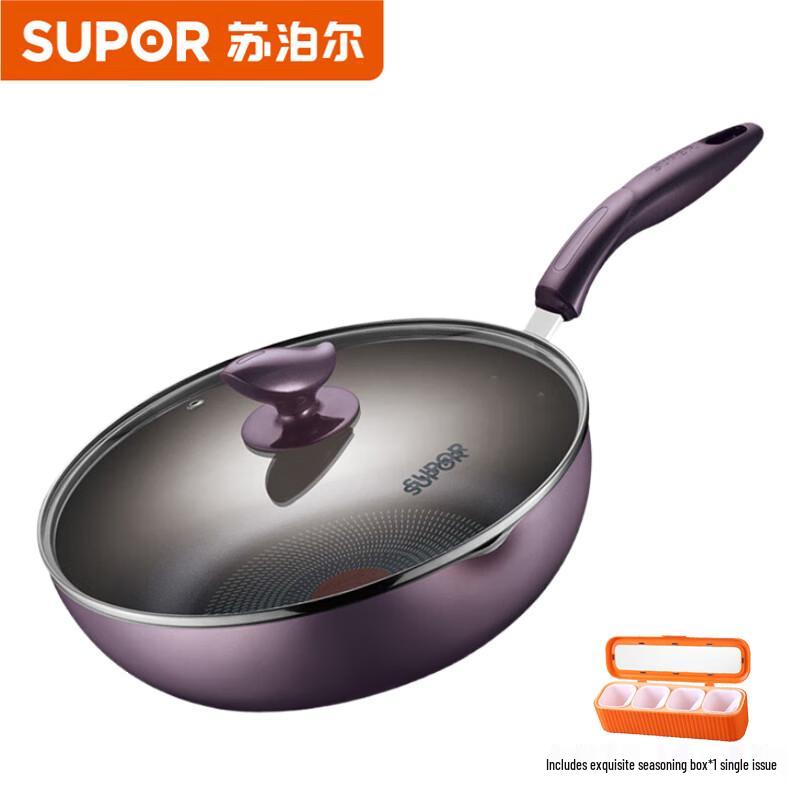 

Supor PJ28R4 Red Dot Non-stick Frying Pan & Wok