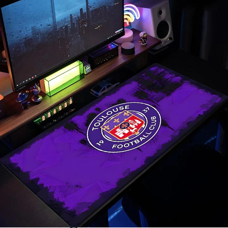 Toul-ouse Crest Design Mouse Pad, Rubber Base, Mouse Pad for Gamers and Office Use, Gaming Desk , Easy To Clean Mat Christmas fan gifts