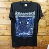 Gothic Punk Rock Tops GORGORTH Black Metal T-shirt Cotton Short Sleeves Print Casual Loose Streetwear Vintage T Shirts Unisex