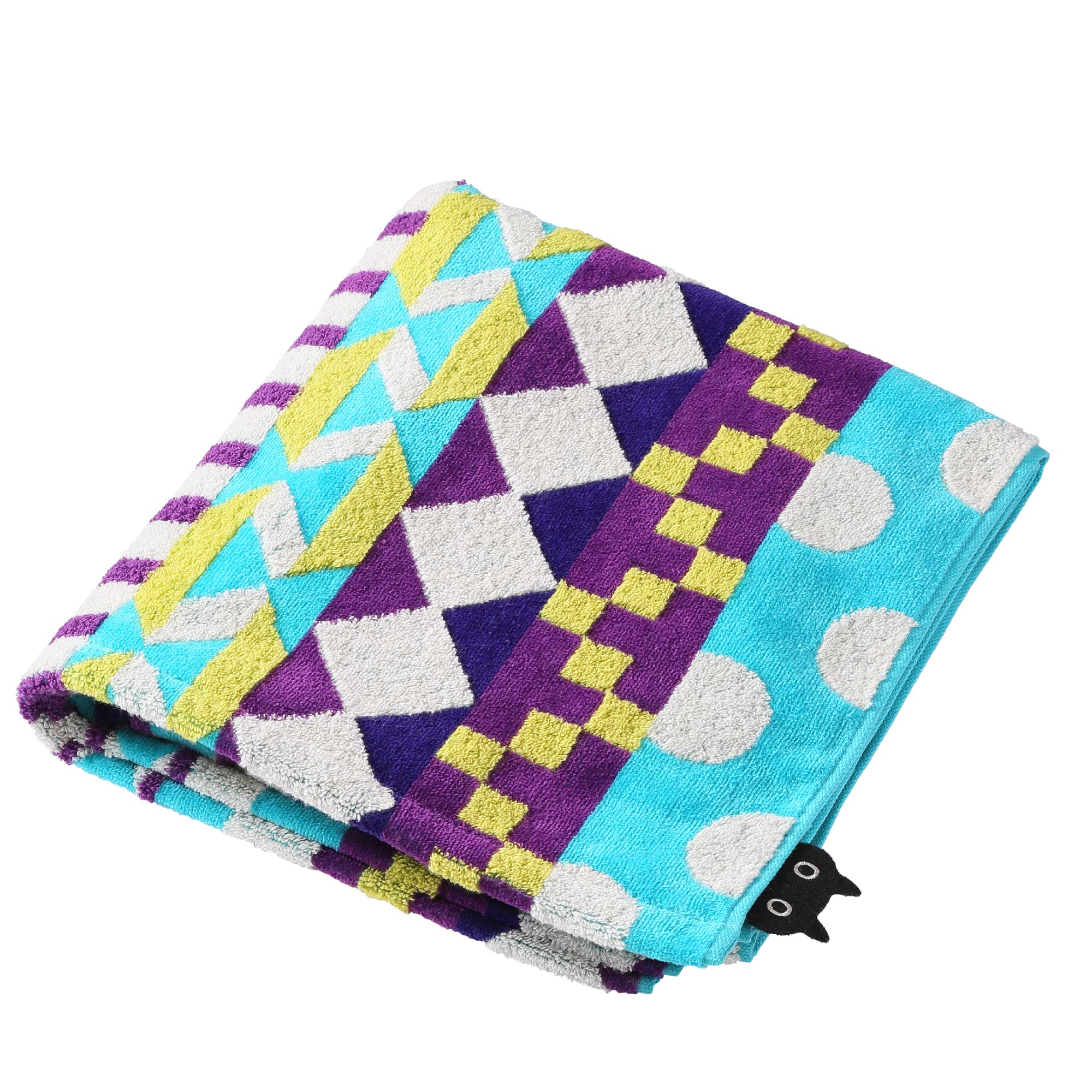 

Nishikawa Atsuko Matano Bath Wrapping Paper Made in TT13423620 Towel, 60x120cm, Washable, 100% Cotton, No-Twist Shirring, Pattern, MT3608, Japan, синий