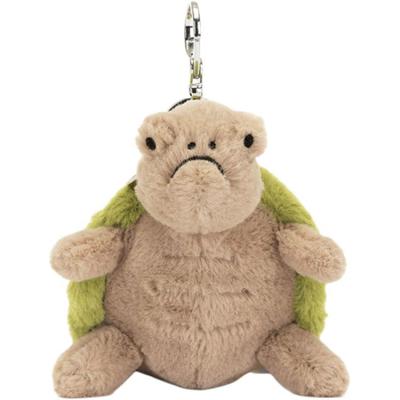 Jellycat Amphibious & Crawling Series Timmy Turtle Bag Companion Healing Doll Plush Pendant 6cm Height 14cm Length