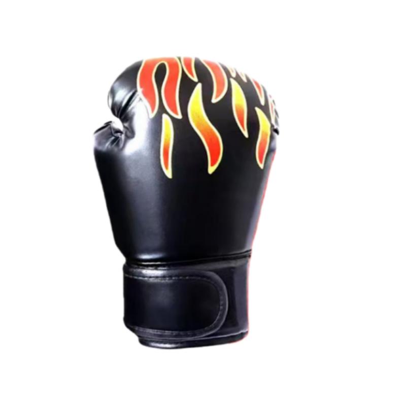 Professional Custom Logo Breathable Boxing Gloves for Kids Comfortable 8oz PE Leather Outdoor for Kickboxing Gym Use Printed