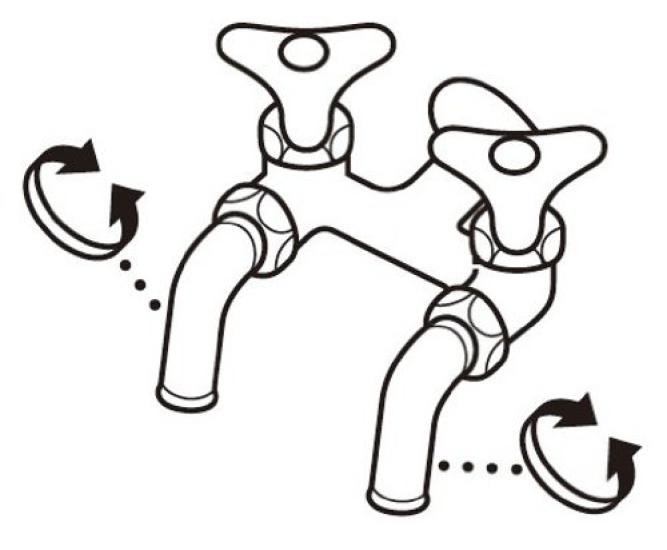 SANEI home Nominal size 13 [Two-port faucet] JF13A-13